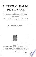 A Thomas Hardy Dictionary